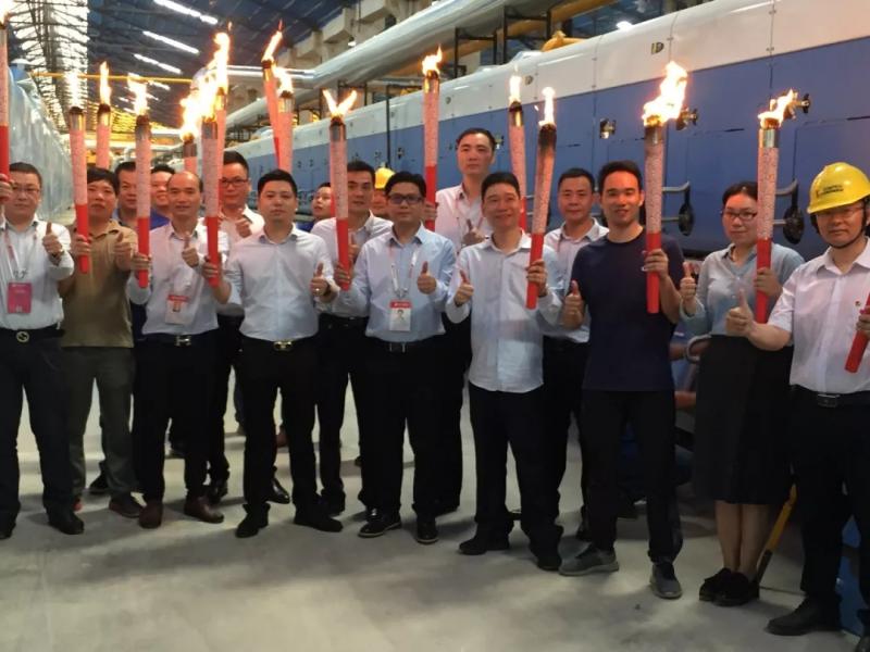 重磅 | 新恒隆企業(yè)三水研發(fā)及生產(chǎn)基地「高鐵時(shí)代」【4號(hào)窯】順利點(diǎn)火開(kāi)窯！